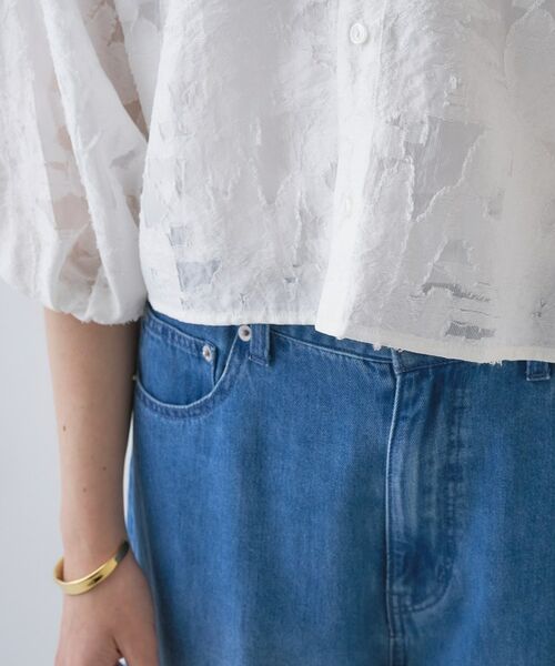 cloenc / クロエンス シャツ・ブラウス | 【手洗い可】2wayジャカードブラウス | 詳細27