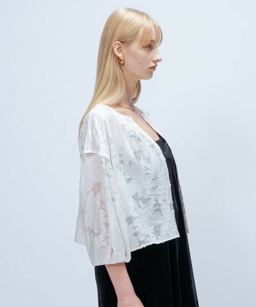 cloenc / クロエンス シャツ・ブラウス | 【手洗い可】ジャカード2wayブラウス | 詳細3