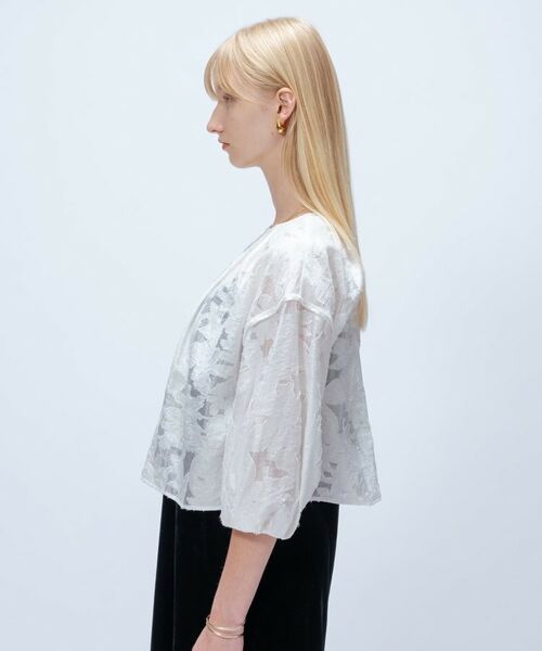 cloenc / クロエンス シャツ・ブラウス | 【手洗い可】ジャカード2wayブラウス | 詳細6