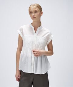 cloenc / クロエンス シャツ・ブラウス | 【手洗い可】シャーリングブラウス