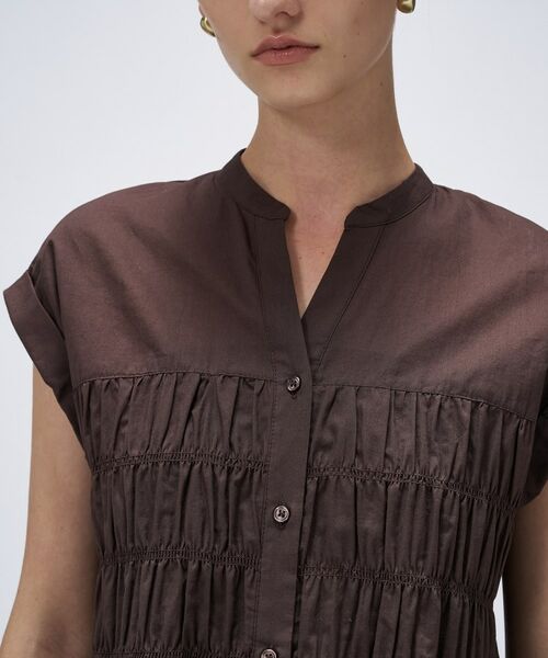 cloenc / クロエンス シャツ・ブラウス | 【手洗い可】シャーリングブラウス | 詳細10