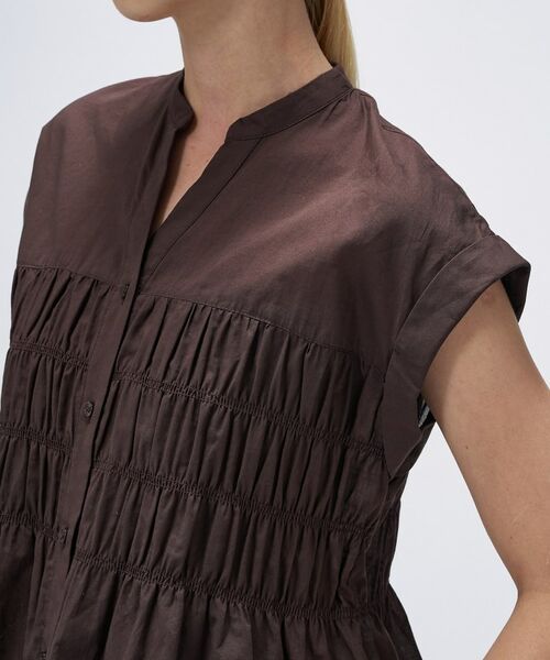 cloenc / クロエンス シャツ・ブラウス | 【手洗い可】シャーリングブラウス | 詳細11