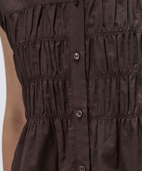 cloenc / クロエンス シャツ・ブラウス | 【手洗い可】シャーリングブラウス | 詳細13