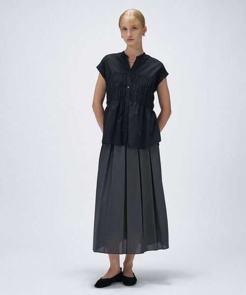 cloenc / クロエンス シャツ・ブラウス | 【手洗い可】シャーリングブラウス | 詳細14