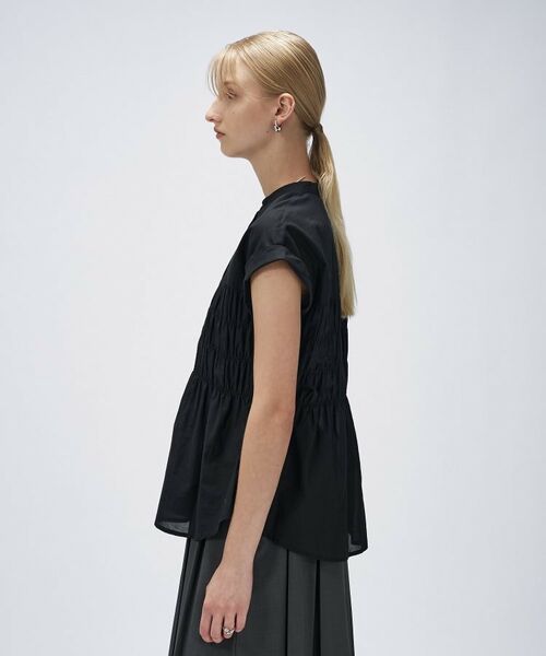 cloenc / クロエンス シャツ・ブラウス | 【手洗い可】シャーリングブラウス | 詳細16