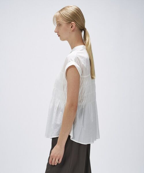 cloenc / クロエンス シャツ・ブラウス | 【手洗い可】シャーリングブラウス | 詳細3