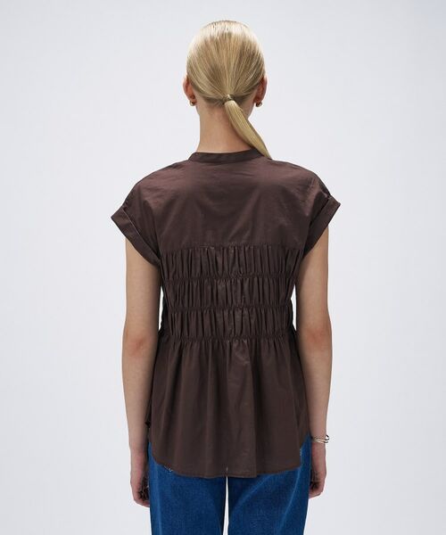 cloenc / クロエンス シャツ・ブラウス | 【手洗い可】シャーリングブラウス | 詳細9