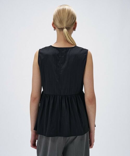 cloenc / クロエンス ベスト | 【セットアップ／手洗い可】ペプラムZIPジレ | 詳細11