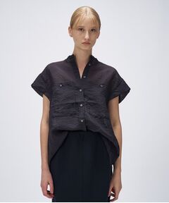 cloenc / クロエンス シャツ・ブラウス | 【マシンウォッシュ】シアーフレンチスリーブシャツ