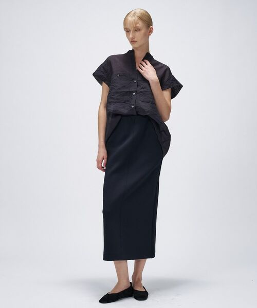 cloenc / クロエンス シャツ・ブラウス | 【マシンウォッシュ】シアーフレンチスリーブシャツ | 詳細14