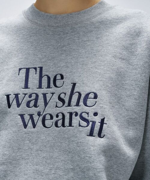 cloenc / クロエンス スウェット | 【マシンウォッシュ】刺繍ロゴスウェット | 詳細10