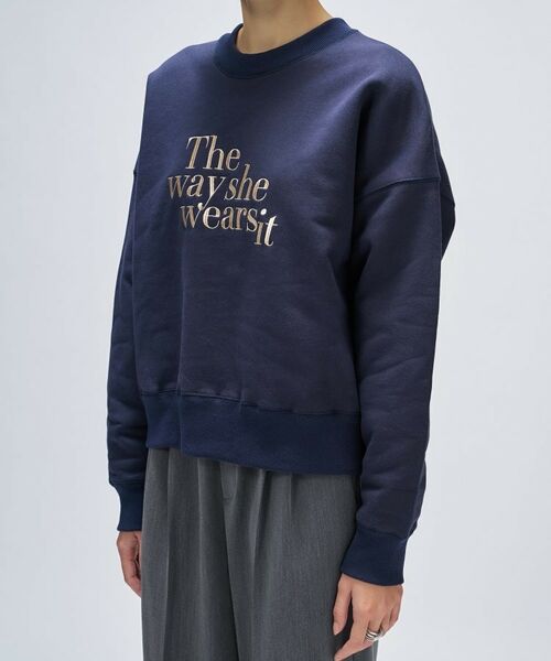 cloenc / クロエンス スウェット | 【マシンウォッシュ】刺繍ロゴスウェット | 詳細15