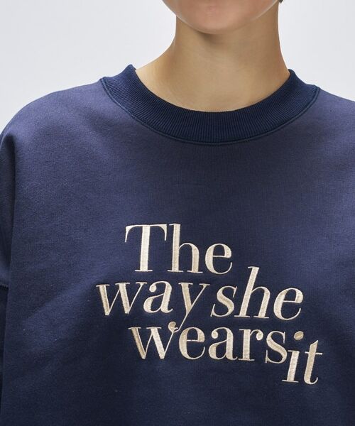 cloenc / クロエンス スウェット | 【マシンウォッシュ】刺繍ロゴスウェット | 詳細16