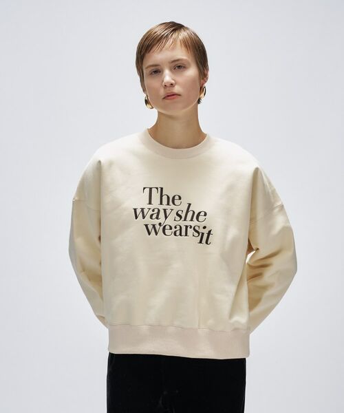 cloenc / クロエンス スウェット | 【マシンウォッシュ】刺繍ロゴスウェット | 詳細2