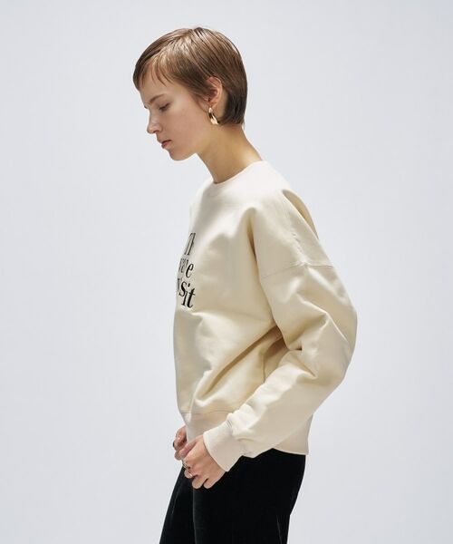 cloenc / クロエンス スウェット | 【マシンウォッシュ】刺繍ロゴスウェット | 詳細3