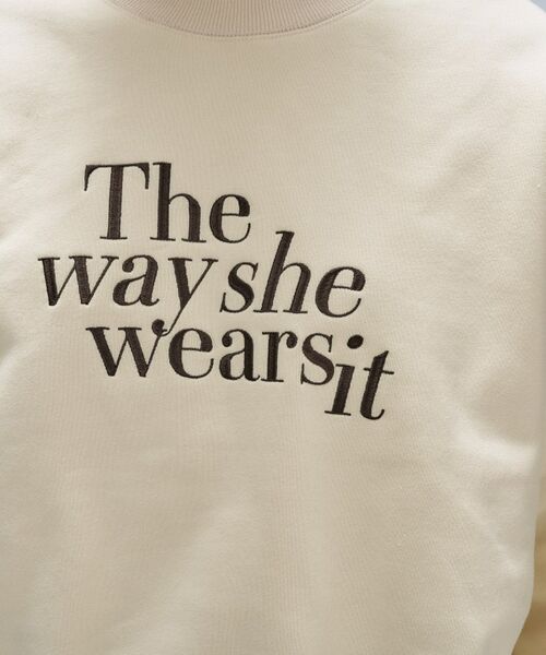 cloenc / クロエンス スウェット | 【マシンウォッシュ】刺繍ロゴスウェット | 詳細5