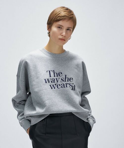 cloenc / クロエンス スウェット | 【マシンウォッシュ】刺繍ロゴスウェット | 詳細7