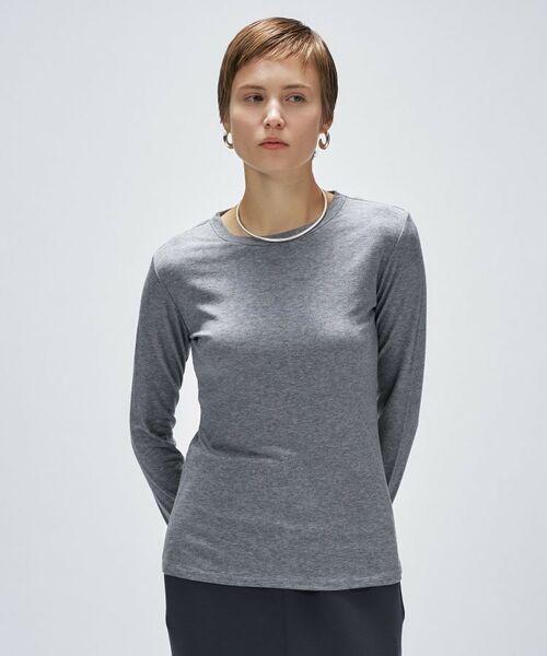 cloenc / クロエンス カットソー | 【手洗い可】ウール混クルーネックプルオーバー | 詳細13