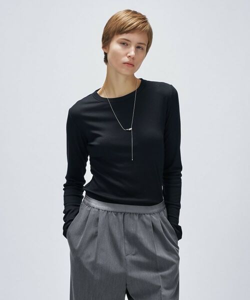 cloenc / クロエンス カットソー | 【手洗い可】ウール混クルーネックプルオーバー | 詳細18
