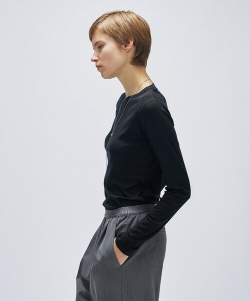 cloenc / クロエンス カットソー | 【手洗い可】ウール混クルーネックプルオーバー | 詳細19