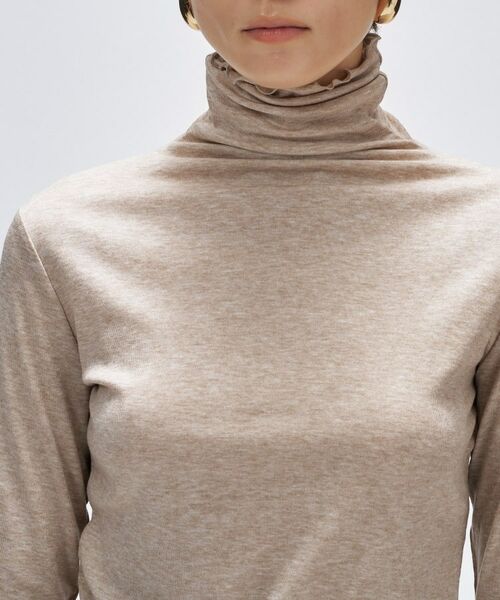 cloenc / クロエンス カットソー | 【手洗い可】ウール混ハイネックプルオーバー | 詳細11