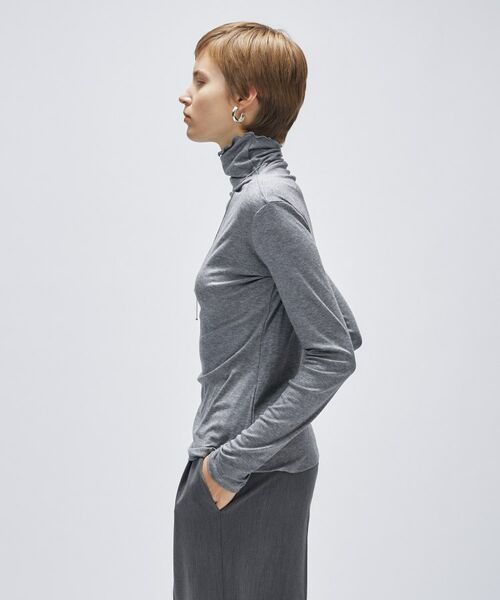 cloenc / クロエンス カットソー | 【手洗い可】ウール混ハイネックプルオーバー | 詳細15