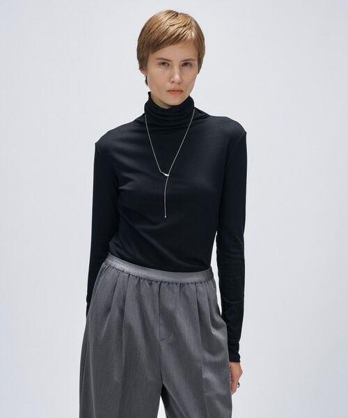 cloenc / クロエンス カットソー | 【手洗い可】ウール混ハイネックプルオーバー | 詳細19