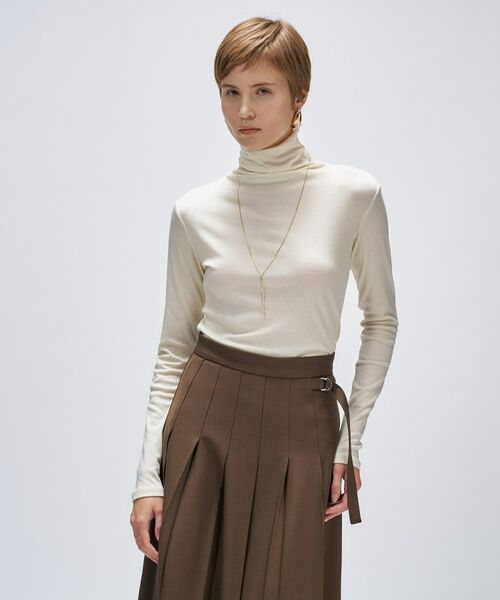 cloenc / クロエンス カットソー | 【手洗い可】ウール混ハイネックプルオーバー | 詳細2