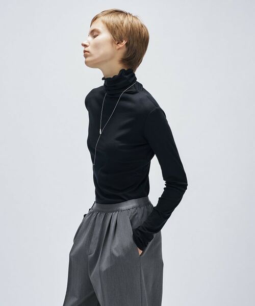 cloenc / クロエンス カットソー | 【手洗い可】ウール混ハイネックプルオーバー | 詳細20