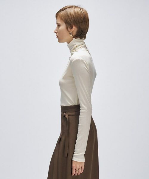 cloenc / クロエンス カットソー | 【手洗い可】ウール混ハイネックプルオーバー | 詳細3
