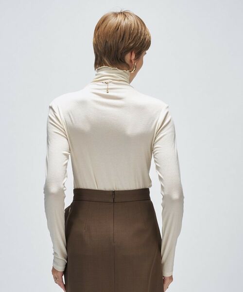 cloenc / クロエンス カットソー | 【手洗い可】ウール混ハイネックプルオーバー | 詳細4