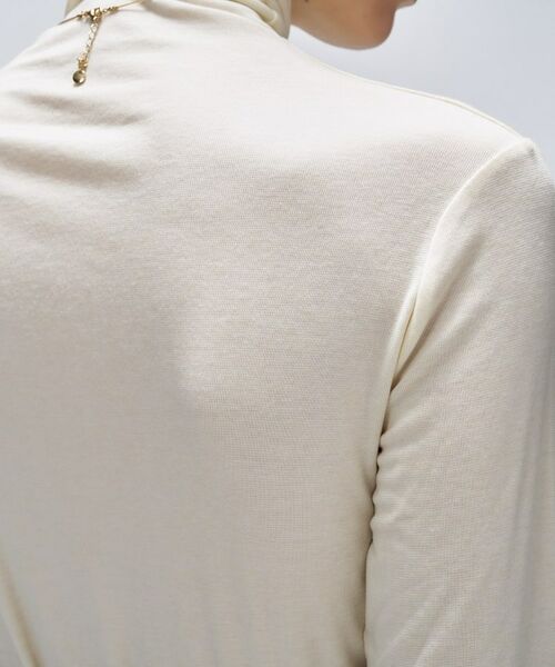 cloenc / クロエンス カットソー | 【手洗い可】ウール混ハイネックプルオーバー | 詳細5