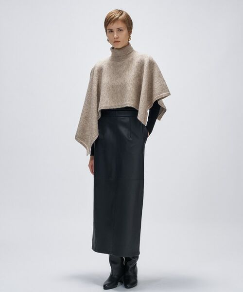 cloenc / クロエンス ニット・セーター | アシンメトリーニットポンチョ | 詳細1