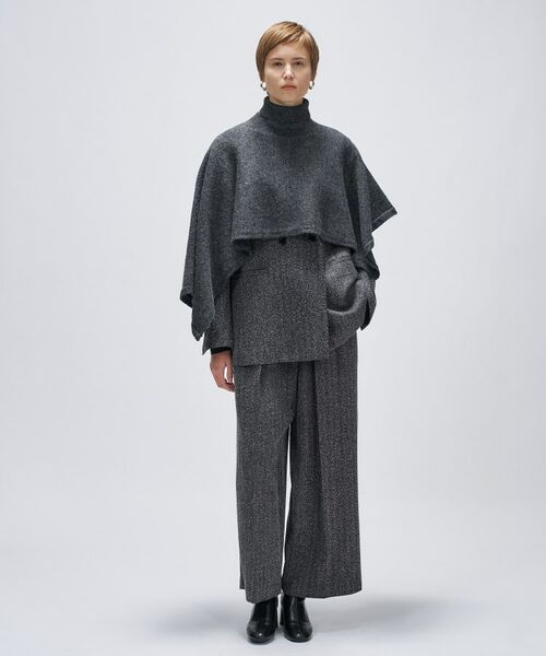cloenc / クロエンス ニット・セーター | アシンメトリーニットポンチョ | 詳細11