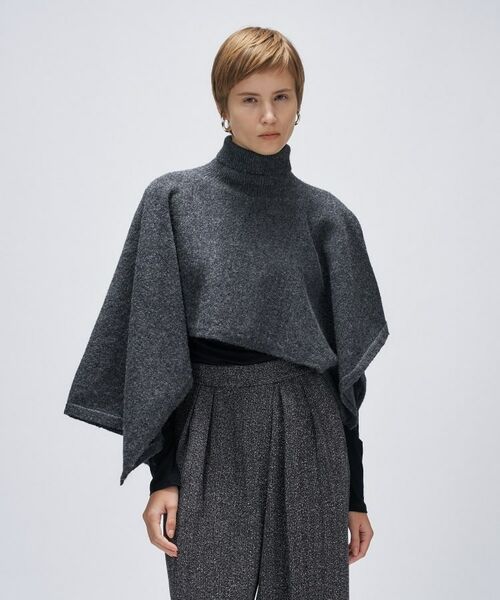 cloenc / クロエンス ニット・セーター | アシンメトリーニットポンチョ | 詳細13