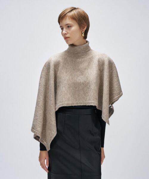 cloenc / クロエンス ニット・セーター | アシンメトリーニットポンチョ | 詳細2