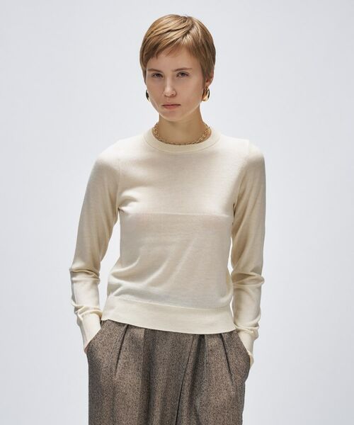 cloenc / クロエンス ニット・セーター | 【手洗い可】シルクカシミヤ混クルーニット | 詳細2