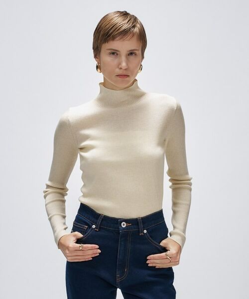 cloenc / クロエンス ニット・セーター | 【手洗い可】シルクカシミヤ混ハイネックニット | 詳細2