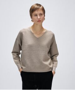 cloenc / クロエンス ニット・セーター | 【手洗い可】Vネックラメガターニット