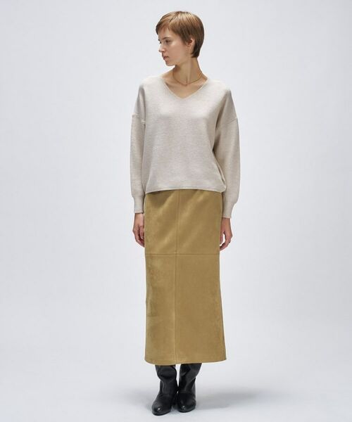 cloenc / クロエンス ニット・セーター | 【手洗い可】Vネックラメガターニット | 詳細1