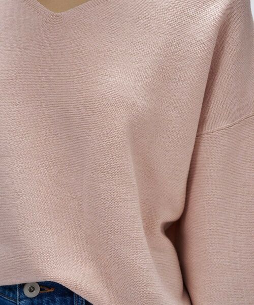 cloenc / クロエンス ニット・セーター | 【手洗い可】Vネックラメガターニット | 詳細10