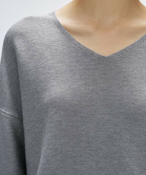 cloenc / クロエンス ニット・セーター | 【手洗い可】Vネックラメガターニット | 詳細17