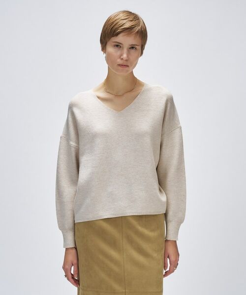 cloenc / クロエンス ニット・セーター | 【手洗い可】Vネックラメガターニット | 詳細2