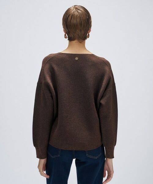 cloenc / クロエンス ニット・セーター | 【手洗い可】Vネックラメガターニット | 詳細22