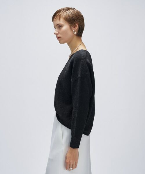 cloenc / クロエンス ニット・セーター | 【手洗い可】Vネックラメガターニット | 詳細26