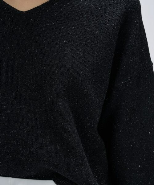 cloenc / クロエンス ニット・セーター | 【手洗い可】Vネックラメガターニット | 詳細28