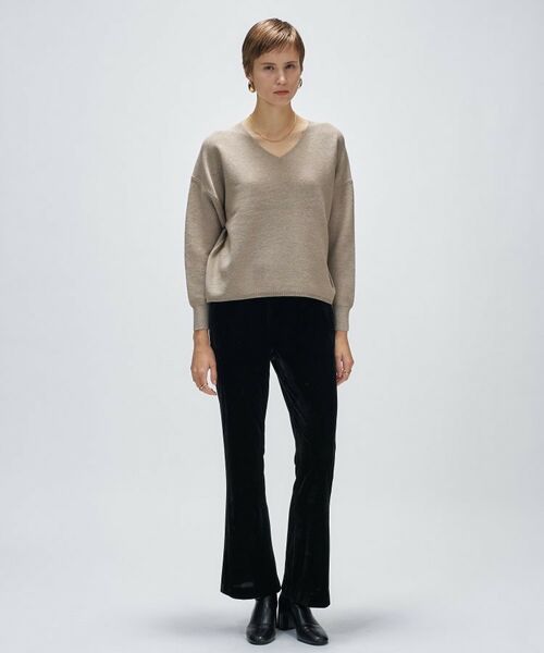 cloenc / クロエンス ニット・セーター | 【手洗い可】Vネックラメガターニット | 詳細29