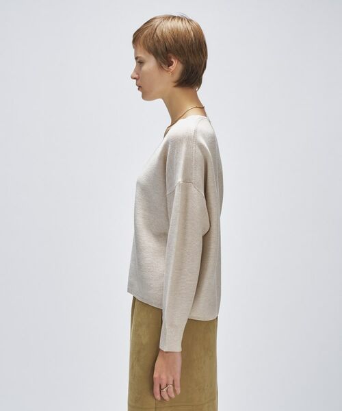cloenc / クロエンス ニット・セーター | 【手洗い可】Vネックラメガターニット | 詳細3