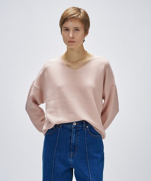 cloenc / クロエンス ニット・セーター | 【手洗い可】Vネックラメガターニット | 詳細7