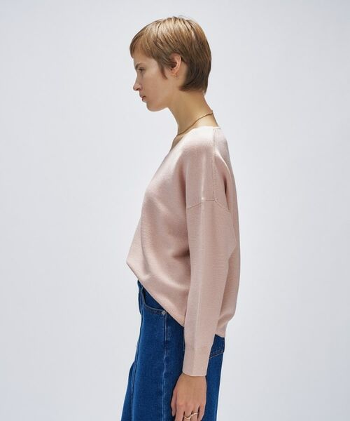 cloenc / クロエンス ニット・セーター | 【手洗い可】Vネックラメガターニット | 詳細8